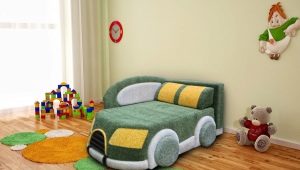 Изберете детски диван под формата на кола