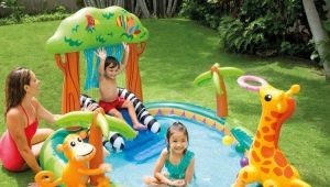 حمام سباحة للأطفال: ميزات ، مناظر ، اختيار
