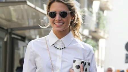 Collar shirts and blouses
