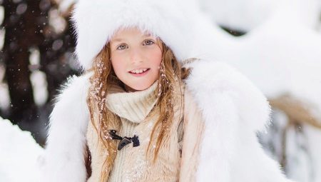 Παιδικά γούνινα παλτά για κορίτσια από φυσική γούνα