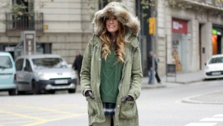 Parka with real fur