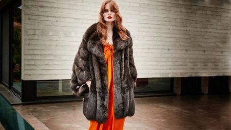 Sable fur coat