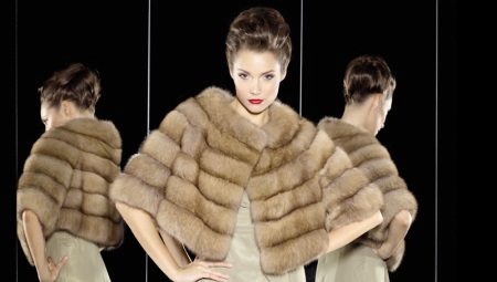 Knitted mink coat