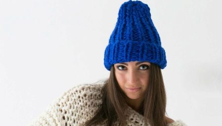 Thick yarn hat