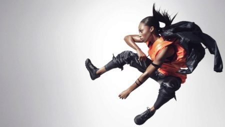 Μαύρα αθλητικά παπούτσια Nike γυναικών