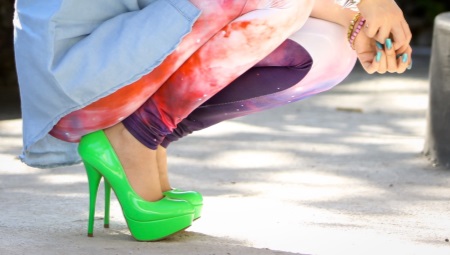 Светло зелене ципеле