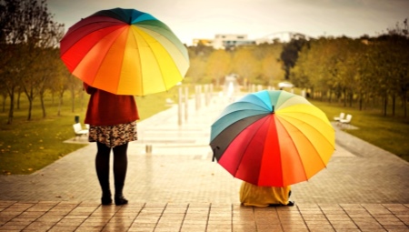 Guarda-chuvas de arco-íris