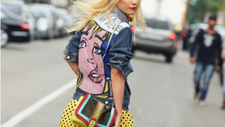 Pop art style in clothes