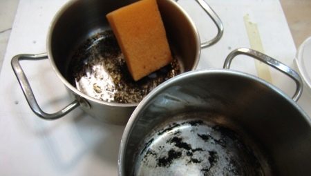 How to effectively clean a burnt stainless steel pan?