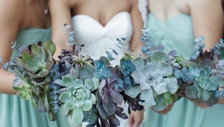 Svatební kytice: módní nápady a různé možnosti