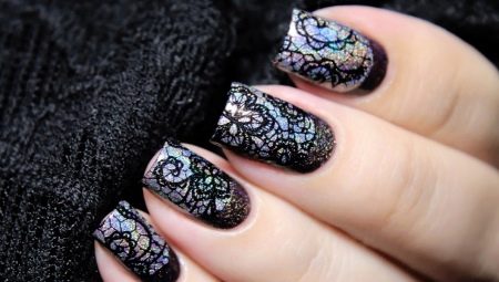 Lace on the nails: new design and step-by-step technique of creation