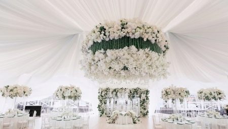 Vestuvių salės dekoravimas: bendrosios taisyklės, dabartinio stiliaus apžvalga ir dizaino patarimai