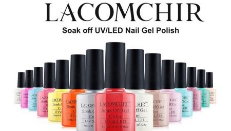 Lacomchir gel menggilap: ciri dan palet warna