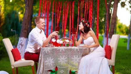 Ideas for decorating and holding a wedding in nature