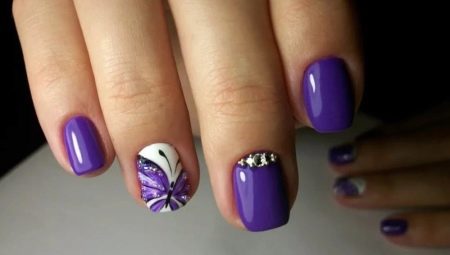 Como fazer uma manicure incomum com borboletas com gel polonês?