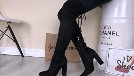 How to choose suede boots with heels and what to wear with?