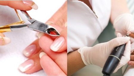Which manicure is better: hardware or trim?