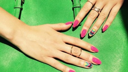 Polonês de gel para manicure de verão: cores vibrantes na moda e novo design
