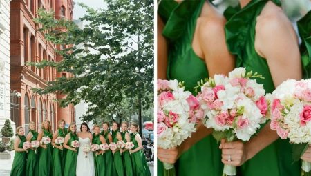 Bruiloft in het groen: de betekenis van de schaduw en ontwerpopties voor het feest
