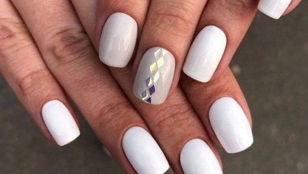 White gel polish: design options and recommendations for use