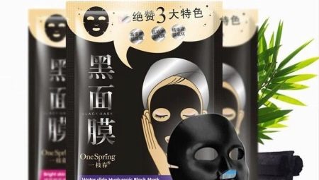 Masque en tissu noir sur le visage: propriétés et règles d'utilisation