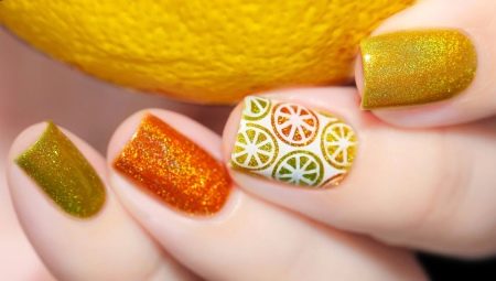 Citrus Fruit Manicure