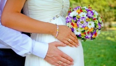 Характеристики на сватбите по време на бременност