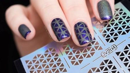 Stencils for nails: types and rules of use