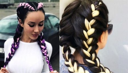 Apa braids dengan kanekalon dan cara menenun mereka?