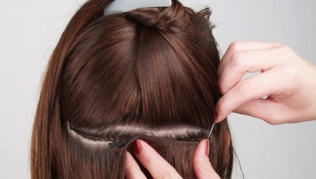 Features and methods of hair extensions on a pigtail