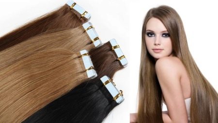 Features of tape hair extensions