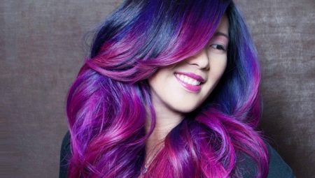 Violetas matu krāsas: kurš ir piemērots un kā tos lietot?