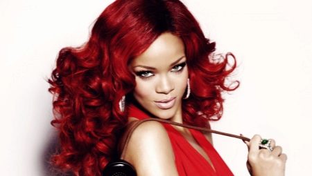 Rote Haarfärbemittel: eine Farbpalette und Empfehlungen zum Färben