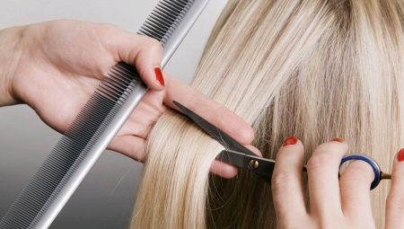 How to cut hair with scissors at home?