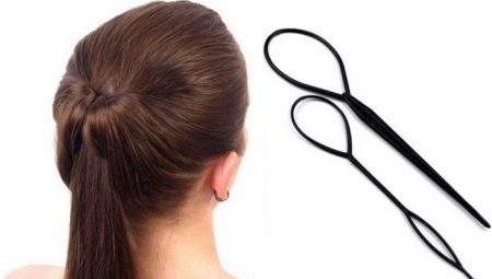 Hairstyles with a loop for hair