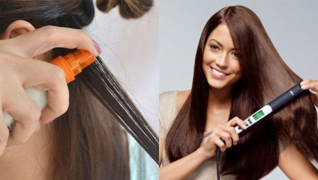Termo-skyddande hår stylingprodukter: typer och tips för att välja