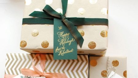 Značky pro novoroční dárky: originální nápady a tipy pro výrobu