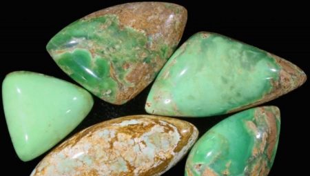 Variscite: typer og egenskaper til stein