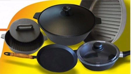 Utensilios de cocina de hierro fundido: aplicación, pros y contras