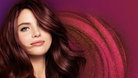 Burgundy hair color: shades, choice of color and care