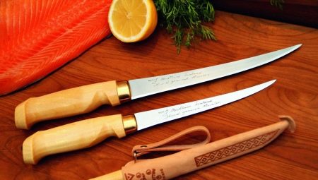 Μαχαίρια φιλέτου ψαριού: κανόνες επιλογής και χρήσης