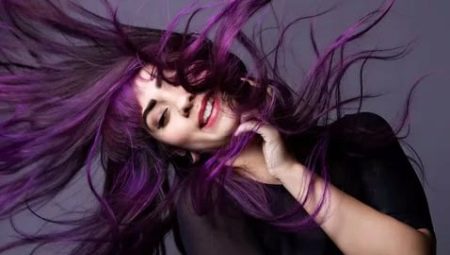 Fioletowe włosy: opcje kombinacji tonów i porady dotyczące farb