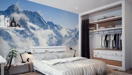 Pintures murals en 3D per al dormitori: vistes, selecció i col·locació