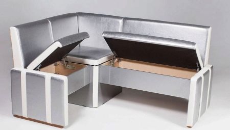 Keittiönurkat ilman pöytää: mitkä ovat ja miten ne valita?