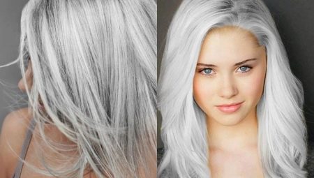 Blond argintiu: caracteristici, nuanțe de vopsire și îngrijire a părului