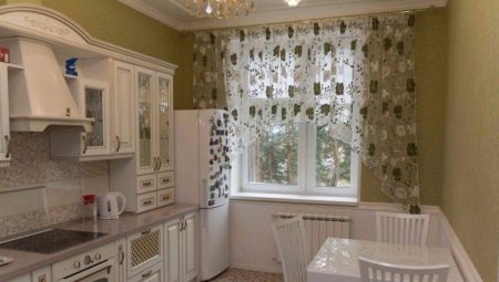 Curtains-arches for the kitchen: features and rules of choice