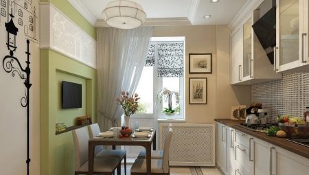 Завеси в кухнята с балконна врата: сортове и критерии за подбор