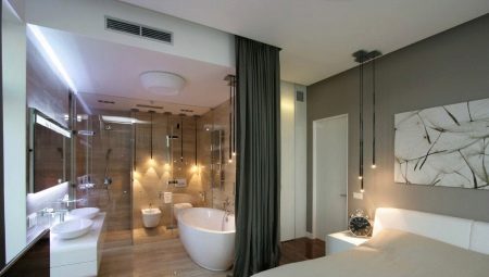 Sypialnia z łazienką: odmiany, wybór i instalacja