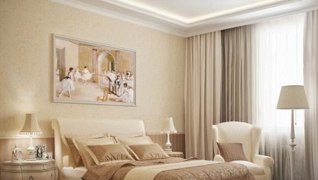 Тънкостите на декорирането на спалнята в топли цветове