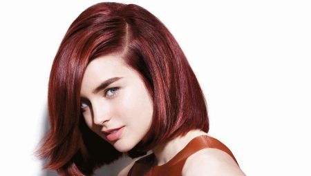 Color de cabell cirera: ombres, consells per triar un colorant i tenir cura